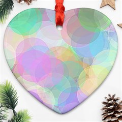 Abstract Background Texture Heart Ornament (two Sides) by Ravend