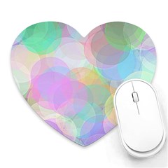 Abstract Background Texture Heart Mousepad by Ravend