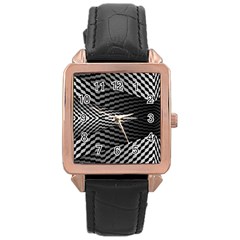 Concept Graphic 3d Model Fantasy Rose Gold Leather Watch  by Ravend