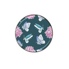 Butterfly Pattern Dead Death Rose Hat Clip Ball Marker (4 Pack) by Ravend