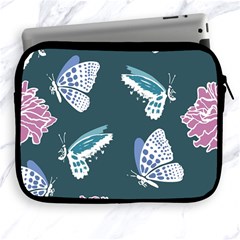 Butterfly Pattern Dead Death Rose Apple Ipad 2/3/4 Zipper Cases by Ravend