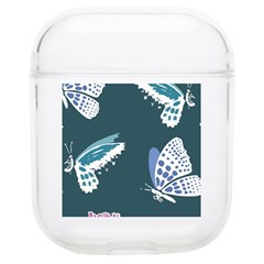 Butterfly Pattern Dead Death Rose Soft Tpu Airpods 1/2 Case by Ravend