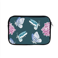 Butterfly Pattern Dead Death Rose Apple Macbook Pro 15  Zipper Case by Ravend