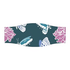 Butterfly Pattern Dead Death Rose Stretchable Headband by Ravend