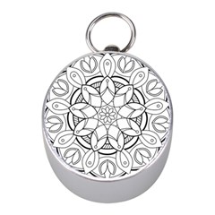 Mandala Drawing Dyes Page Mini Silver Compasses by Ravend