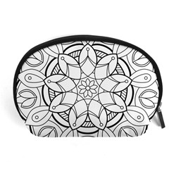 Mandala Drawing Dyes Page Accessory Pouch (large) by Ravend