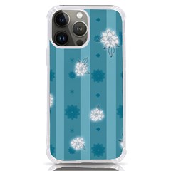 Gardenia Flowers White Blue Iphone 13 Pro Max Tpu Uv Print Case by Ravend