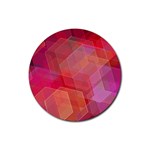 Abstract Background Texture Pattern Rubber Round Coaster (4 pack) Front