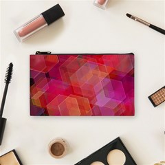 Abstract Background Texture Pattern Cosmetic Bag (small) by Ravend