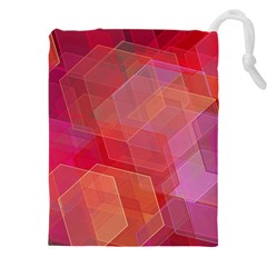 Abstract Background Texture Pattern Drawstring Pouch (4xl) by Ravend