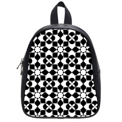 Mosaic Floral Repeat Pattern School Bag (small) by Ravend