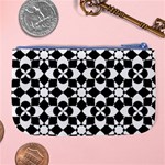 Mosaic Floral Repeat Pattern Large Coin Purse Back