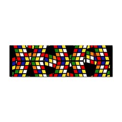 Graphic Pattern Rubiks Cube Cubes Sticker (bumper) by Ravend