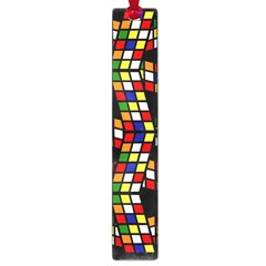 Graphic Pattern Rubiks Cube Cubes Large Book Marks by Ravend