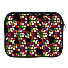 Graphic Pattern Rubiks Cube Cubes Apple Ipad 2/3/4 Zipper Cases by Ravend