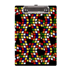 Graphic Pattern Rubiks Cube Cubes A5 Acrylic Clipboard by Ravend