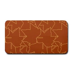 Autumn Leaves Repeat Pattern Medium Bar Mat by Ravend