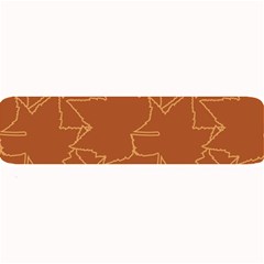 Autumn Leaves Repeat Pattern Large Bar Mat by Ravend