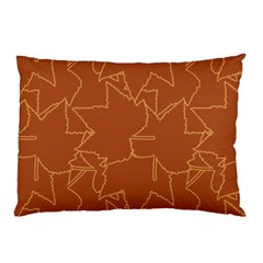 Autumn Leaves Repeat Pattern Pillow Case (two Sides) by Ravend