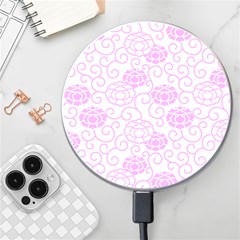 Peony Asia Spring Flowers Natural Wireless Fast Charger(white) by Ravend