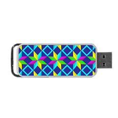 Pattern Star Abstract Background Portable Usb Flash (one Side) by Ravend