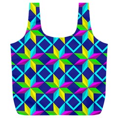 Pattern Star Abstract Background Full Print Recycle Bag (xxxl)