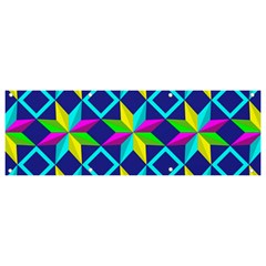 Pattern Star Abstract Background Banner And Sign 9  X 3  by Ravend