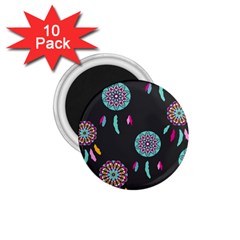 Dreamcatcher Seamless American 1 75  Magnets (10 Pack)  by Ravend