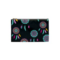 Dreamcatcher Seamless American Cosmetic Bag (small) by Ravend