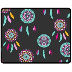 Dreamcatcher Seamless American Fleece Blanket (medium) by Ravend