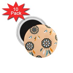 Dreamcatcher Pattern Pen Background 1 75  Magnets (10 Pack)  by Ravend