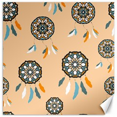 Dreamcatcher Pattern Pen Background Canvas 20  X 20  by Ravend