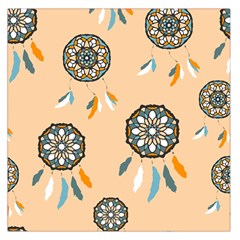 Dreamcatcher Pattern Pen Background Square Satin Scarf (36  X 36 ) by Ravend