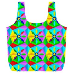 Star Texture Template Design Full Print Recycle Bag (xxl)