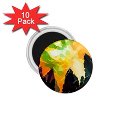 Forest Trees Nature Wood Green 1 75  Magnets (10 Pack)  by Ravend