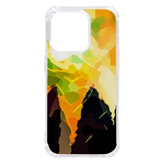 Forest Trees Nature Wood Green Iphone 14 Pro Tpu Uv Print Case by Ravend