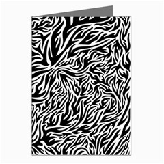 Flames Fire Pattern Digital Art Greeting Cards (pkg Of 8) by Ravend