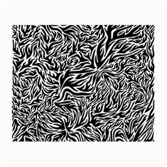 Flames Fire Pattern Digital Art Small Glasses Cloth by Ravend