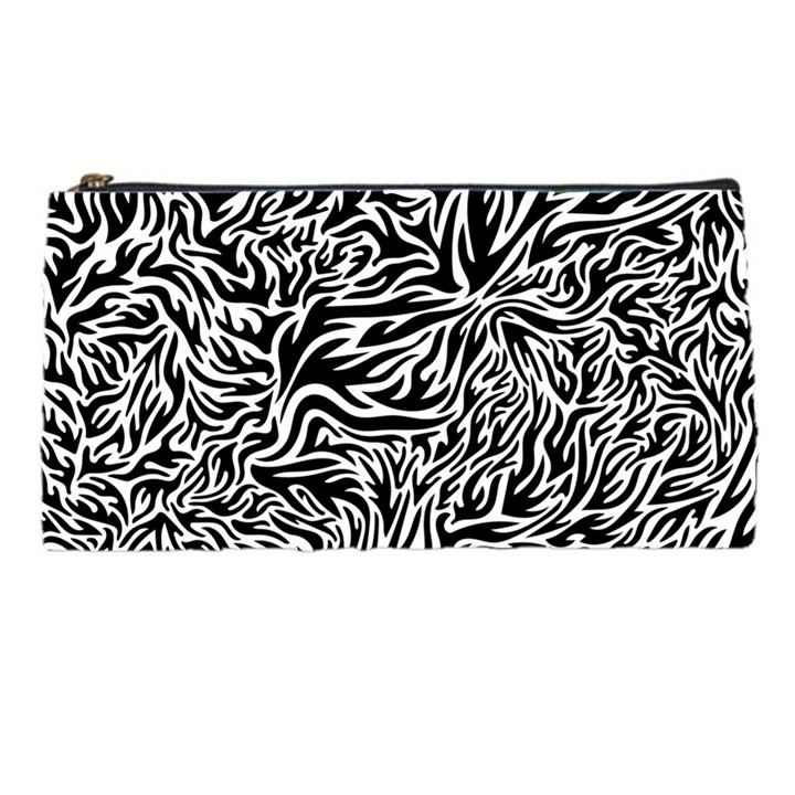 Flames Fire Pattern Digital Art Pencil Case