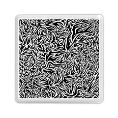 Flames Fire Pattern Digital Art Memory Card Reader (square) by Ravend