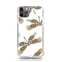 Pattern Dragonfly Background Iphone 11 Pro 5 8 Inch Tpu Uv Print Case by Ravend