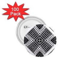 Pattern Tile Repeating Geometric 1.75  Buttons (100 pack) 