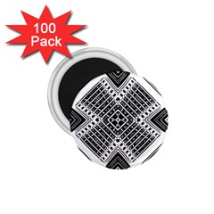 Pattern Tile Repeating Geometric 1.75  Magnets (100 pack) 