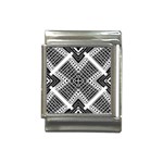 Pattern Tile Repeating Geometric Italian Charm (13mm) Front