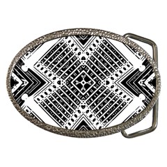 Pattern Tile Repeating Geometric Belt Buckles