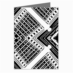 Pattern Tile Repeating Geometric Greeting Card