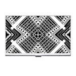 Pattern Tile Repeating Geometric Business Card Holder Front