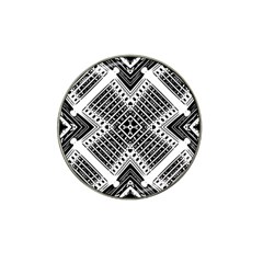 Pattern Tile Repeating Geometric Hat Clip Ball Marker (4 pack)