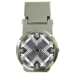 Pattern Tile Repeating Geometric Money Clip Watches