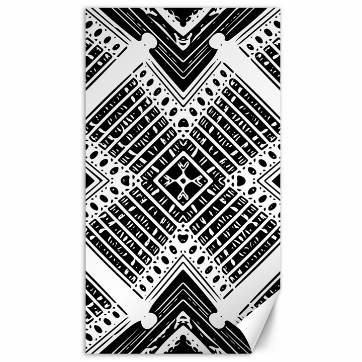 Pattern Tile Repeating Geometric Canvas 40  x 72 